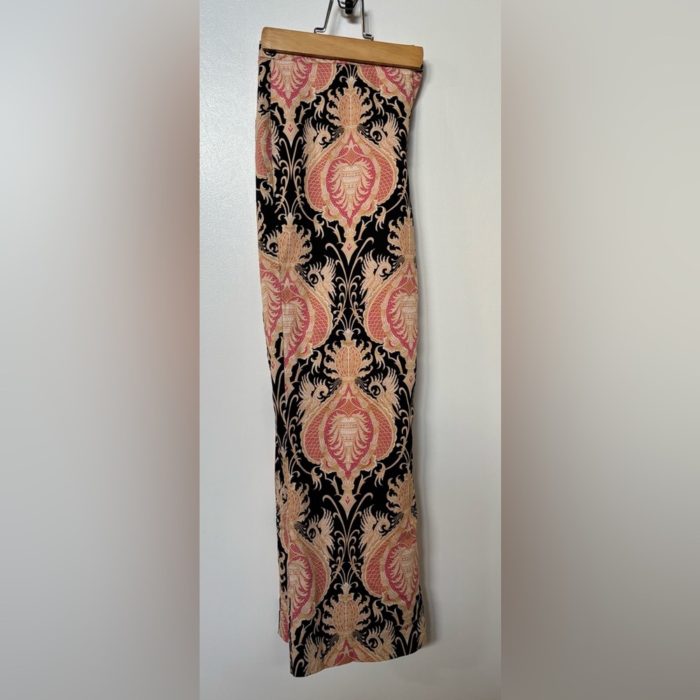 Trina Turk Pink, Black, and Cream Boot Cut Pants - Picture 2 of 12